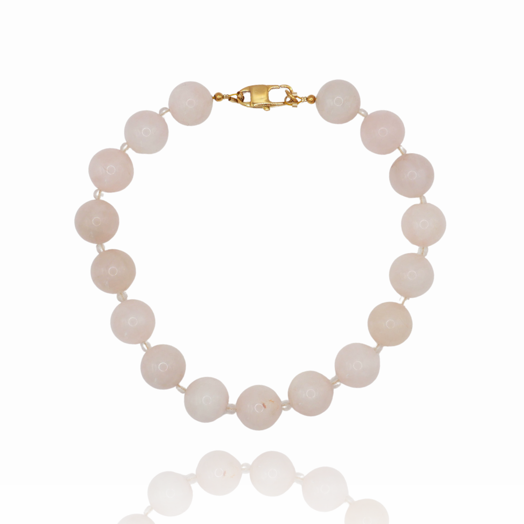 Collar Cuarzo Rosa Grande