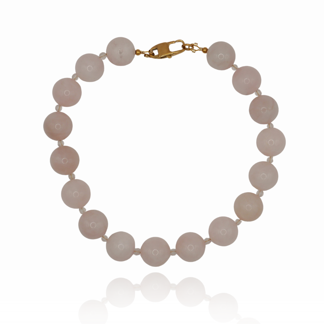 Collar Cuarzo Rosa Grande