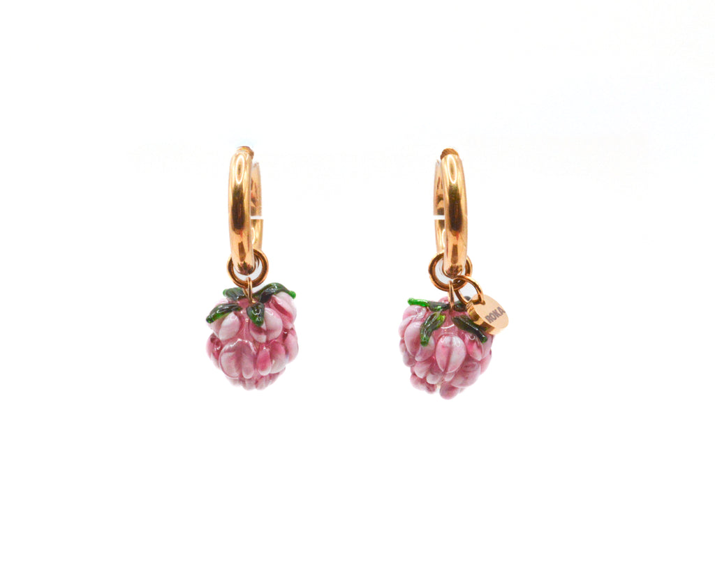 Aretes FRAMBUESA