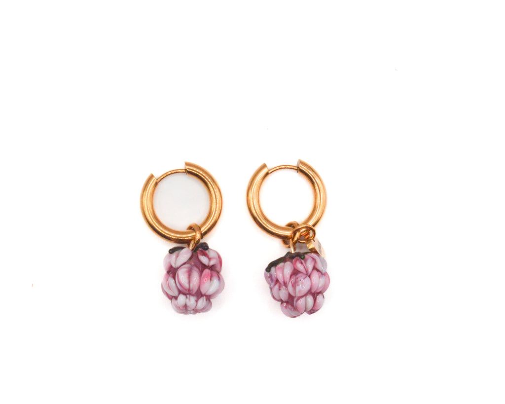 Aretes FRAMBUESA