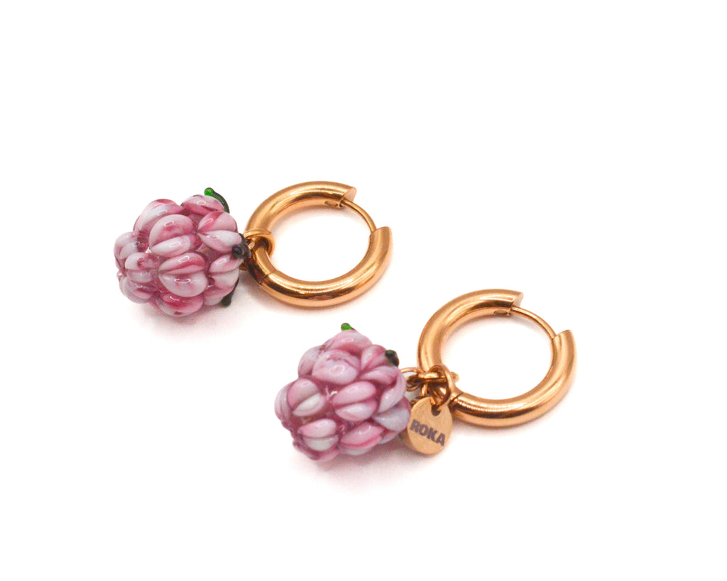 Aretes FRAMBUESA