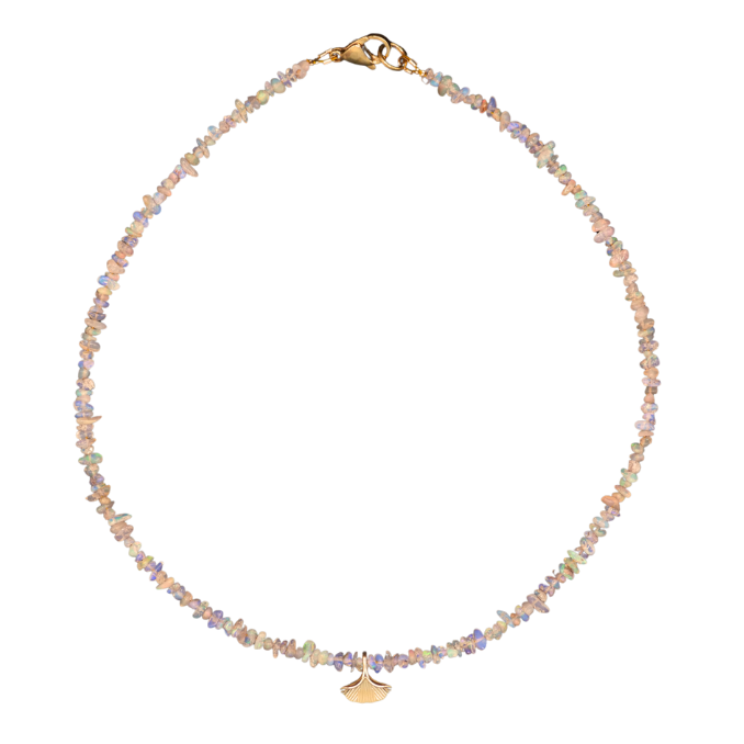 Collar Flor de Ópalo