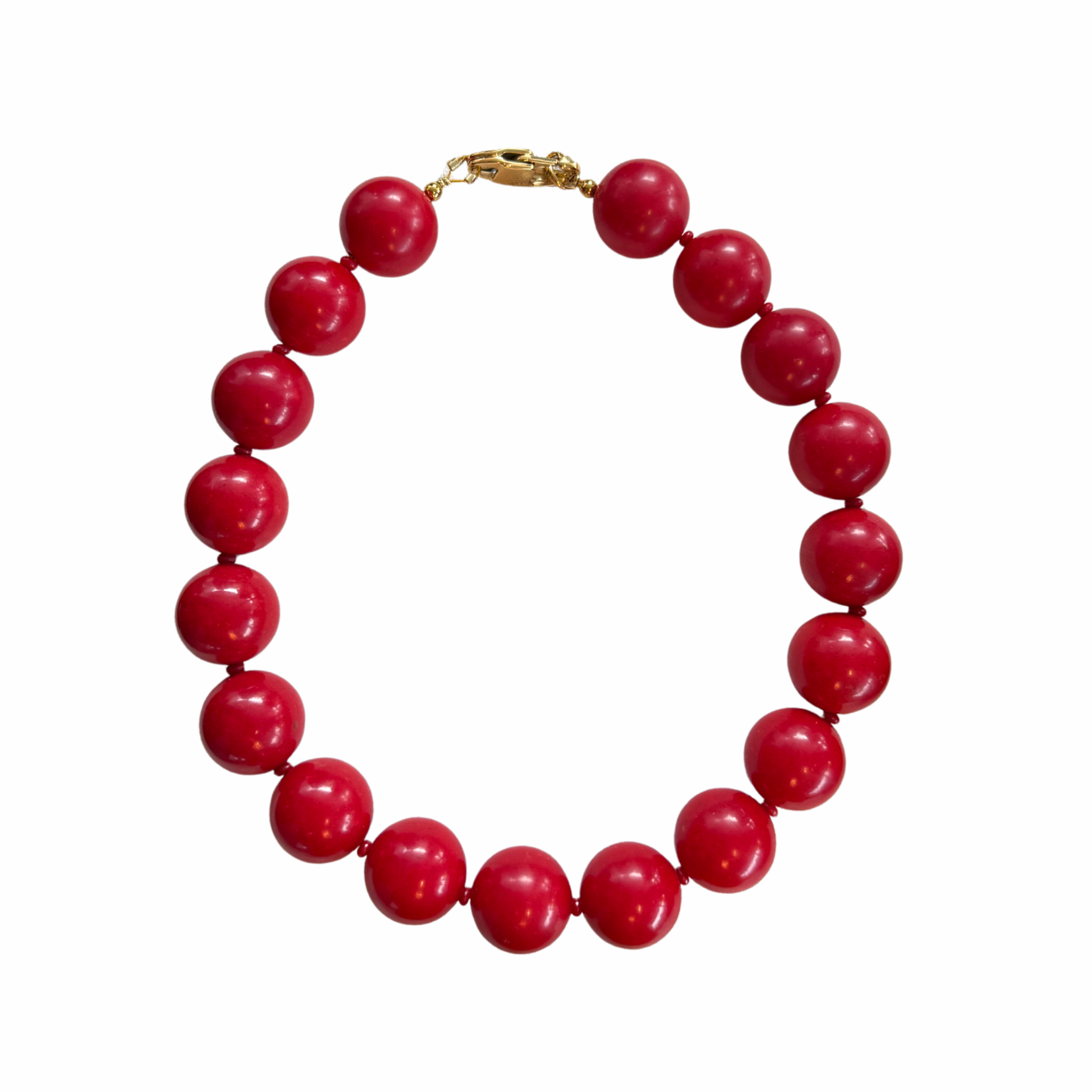 Collar Coral Rojo Grande